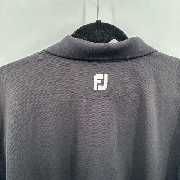 FOOTJOY GOLF men’s black-blue activewear athleisure casual polo. XL - Picture 6 of 10